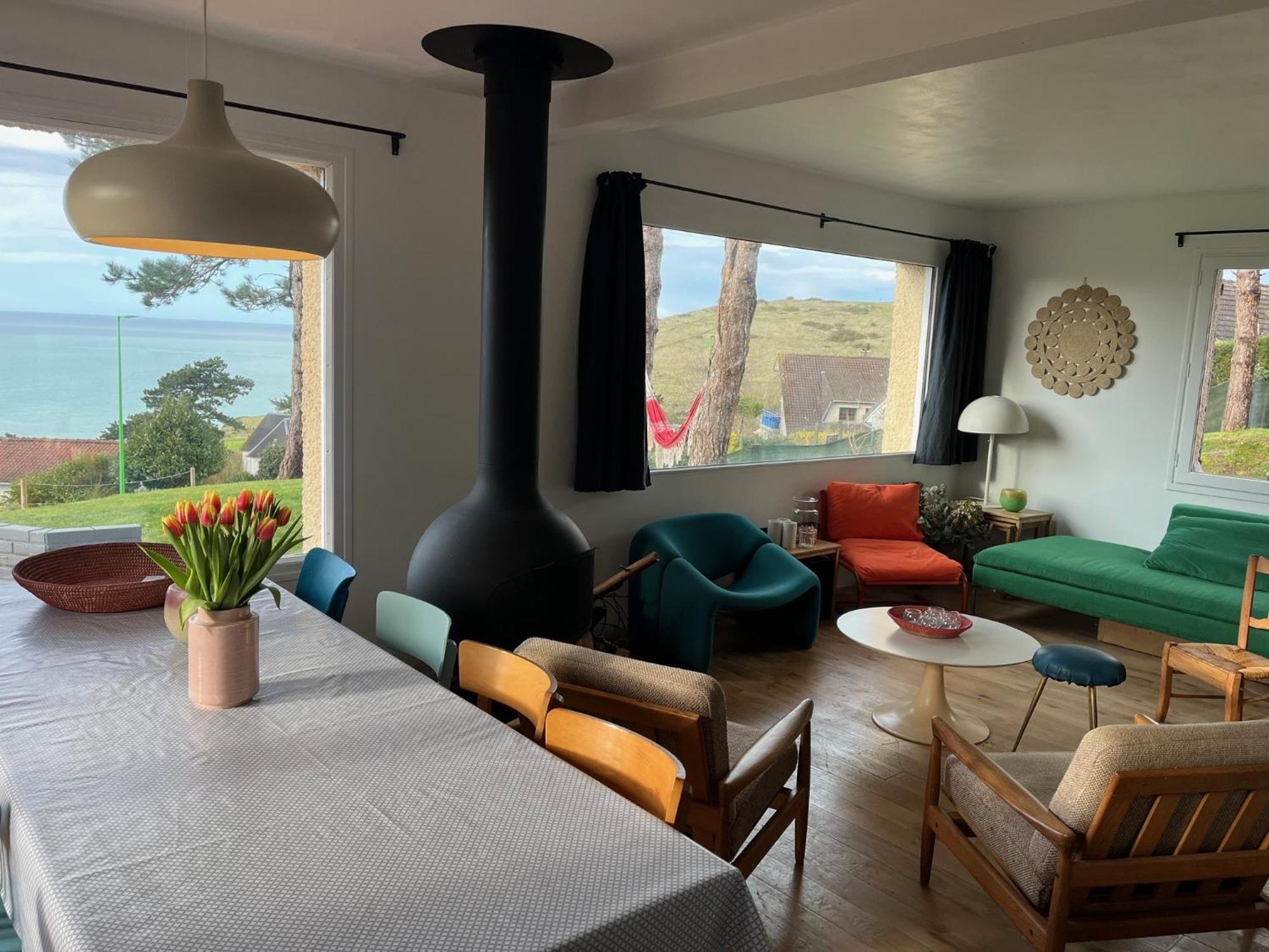 Maison Le Coteau Plage Vue Mer, 8 Pers. Petit Caux Exterior photo