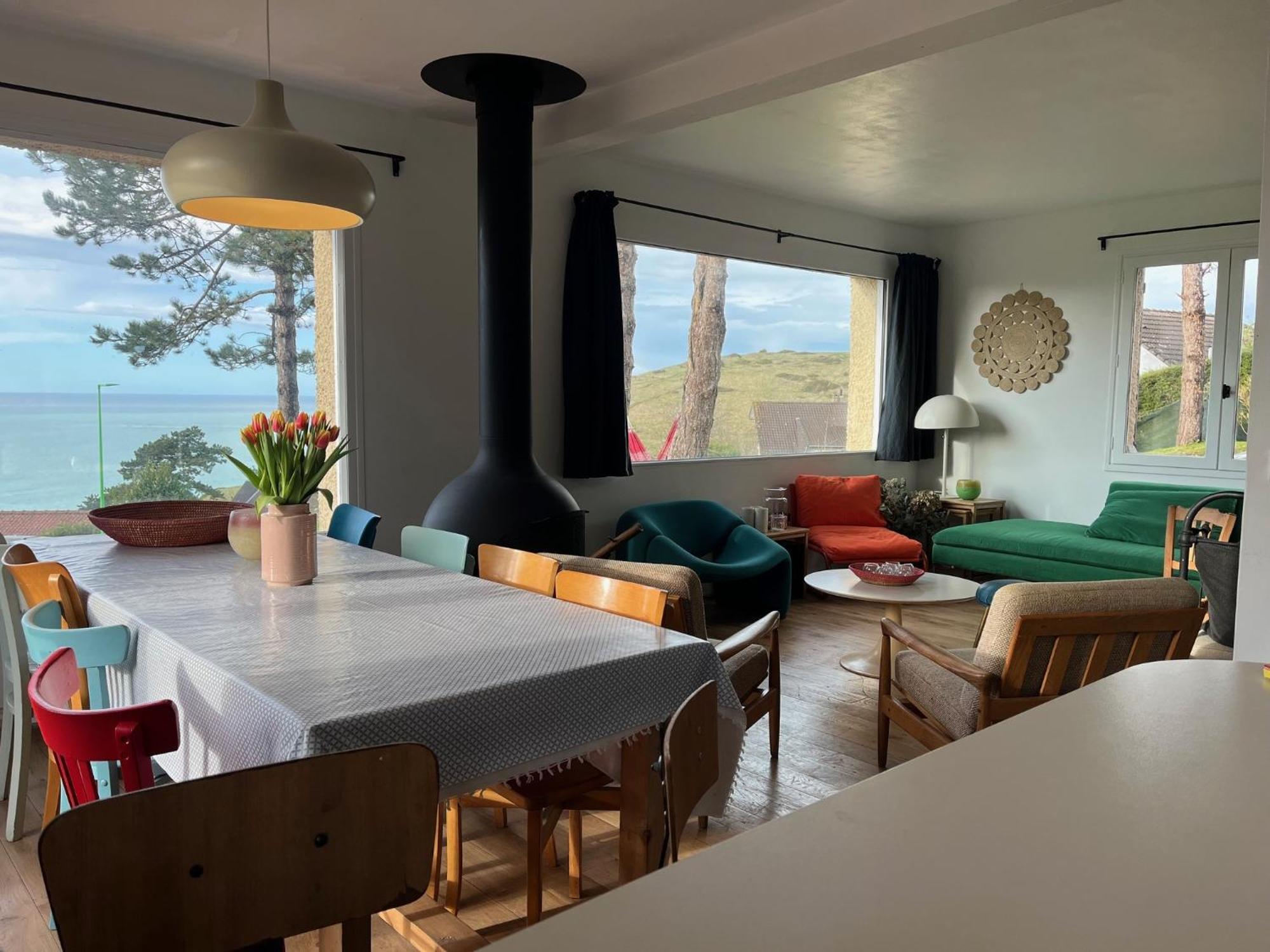 Maison Le Coteau Plage Vue Mer, 8 Pers. Petit Caux Exterior photo
